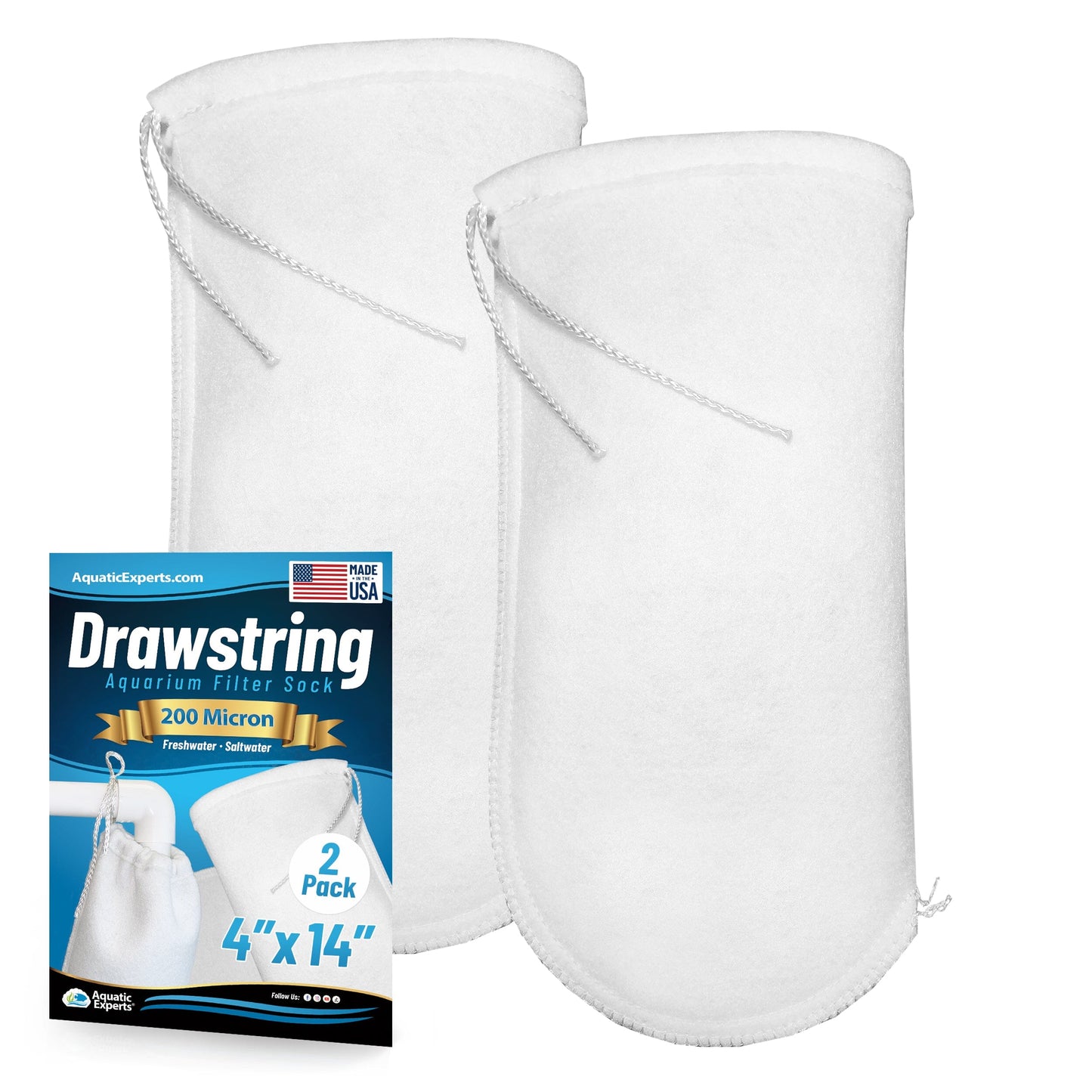 Aquatic Experts Drawstring Filter Sock 200 Micron for Saltwater & Reef AquariumsAquarium Filter Sock 200 Micron for Saltwater & Reef Aquariums coral frag – live coral frag | Gem State Corals