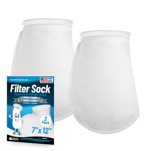 Aquatic Experts 7" Ring Aquarium Filter Sock 100 Micron for Saltwater & Reef Aquariums coral frag – live coral frag | Gem State Corals