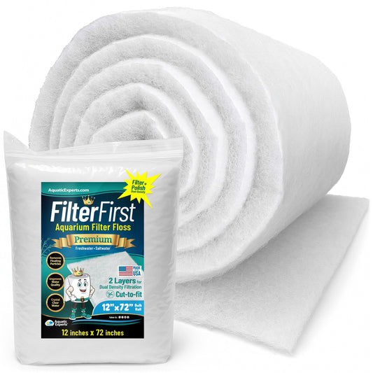 Aquarium Filter Floss for Fish Tank Filters - FilterFirst Pad - Media Roll for Crystal Clear Water coral frag – live coral frag | Gem State Corals