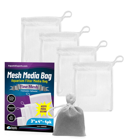 Aquatic Experts Aquarium Mesh Bag - Fine Mesh Media Bags - Perfect for Efficient Aquarium Filtration coral frag – live coral frag | Gem State Corals