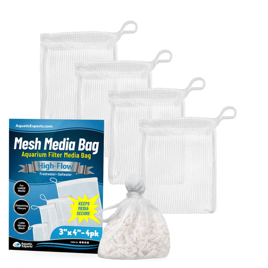 Aquatic Experts Aquarium Filter Bag - High Flow Mesh Media Bags - Ideal for Efficient Aquarium Filtration coral frag – live coral frag | Gem State Corals